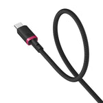 Baseus Dura Series Cable, Type-C To Type-C , 100Watt, 1M - Red&Black (2 Year Warranty)