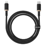 Baseus Dura Series Cable, Type-C To Type-C, 20Watt, 1M - Gold&Black (2 Year Warranty)