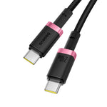 Baseus Dura Series Cable, Type-C To Type-C, 240Watt, 1M - Red&Black (2 Year Warranty)