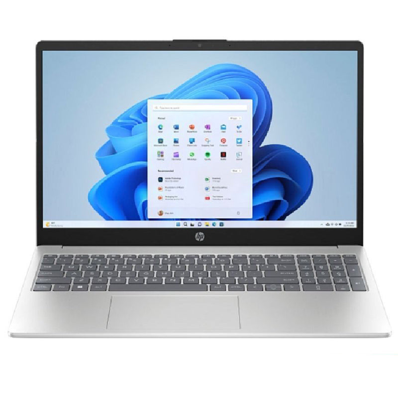 Hp 15-fd0321ne Laptop, Intel® Core™ 5 120U, 24GB Ram, 512GB SSD, Intel® Graphics, 15.6" FHD, Win 11 - Natural Silver