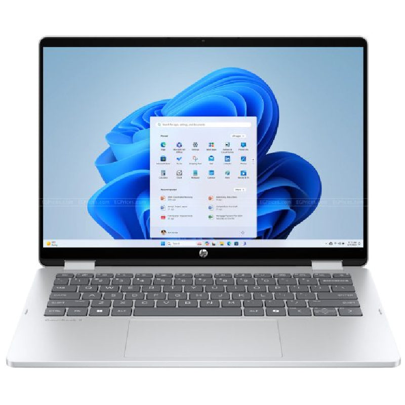 Hp OmniBook 5 Flip14 Laptop, Intel® Core™ 5 120U, 8GB Ram, 512GB SSD, Intel® Graphics, 14.0" 2K, Win 11, 14-fp0050ne - Glacier Silver