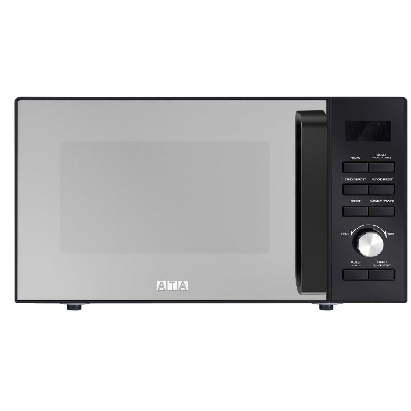 ATA Digital Microwave With Grill, 25 Liter, 1400 Watt, MW25LG003 - Black