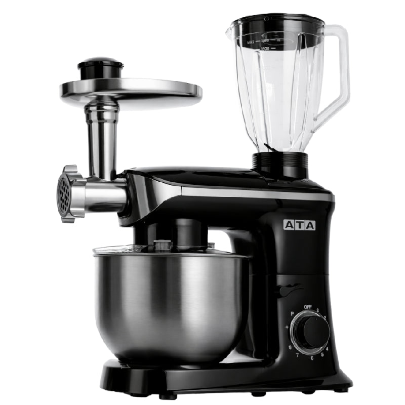 ATA Food Processor 6L, 2000 Watt, KIT0001 - Black