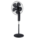ATA Stand Fan With Remote, 18 inches, S96R - Black