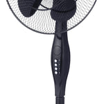 ATA Windy Stand Fan With Remote, 18 inches, C80R - Black