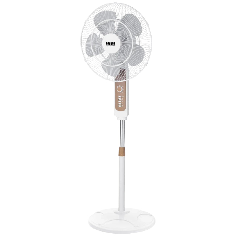 ATA Stand Fan, 18 inches, C61P5 - White
