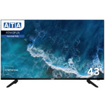 ATA TV 43 Inch, Frameless, FHD, ATA43FLN - Black