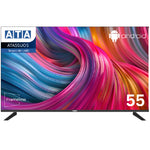 ATA Smart TV 55 Inch, Frameless, 4K UHD, ATA55ULS - Black