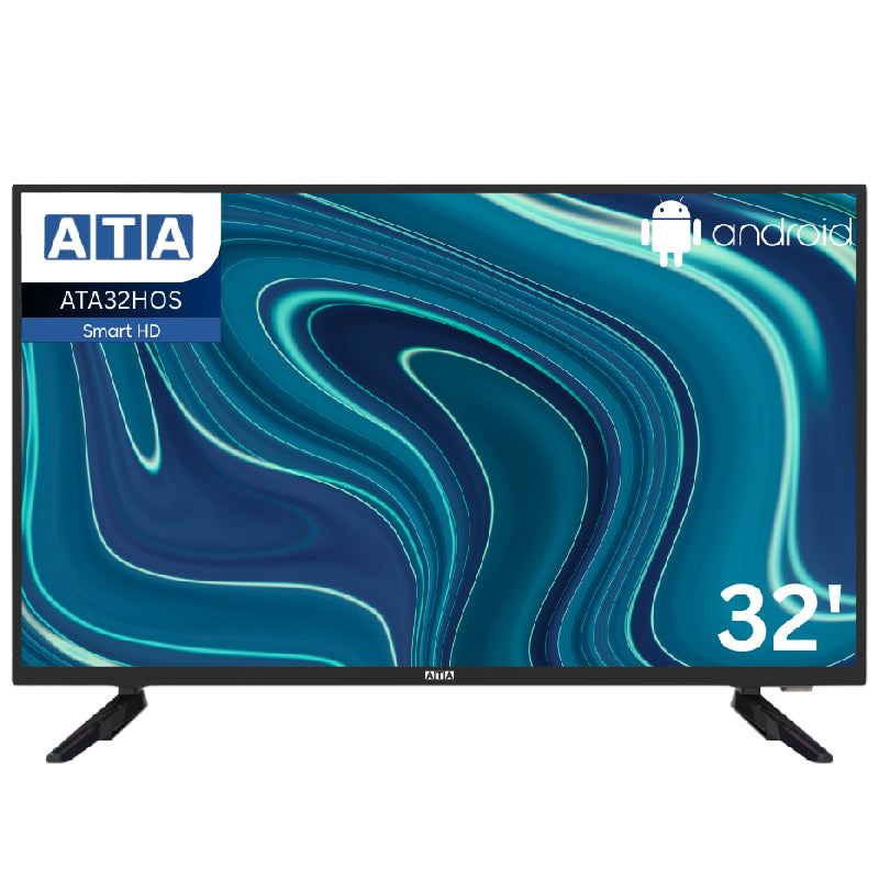 ATA Smart TV 32 Inch, HD LED, ATA32HOS - Black