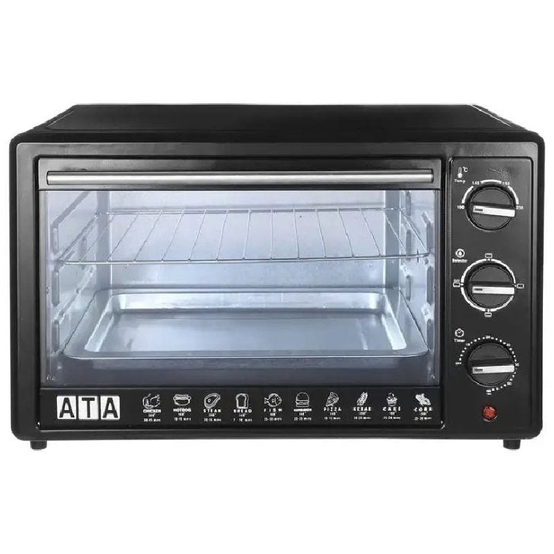 ATA Electric Oven, 49 Liter, 2000 Watt, YX49A-RCL - Black