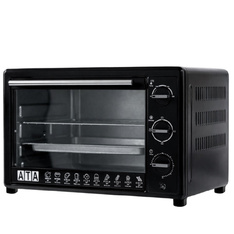 ATA Electrical Oven, 38L - Black