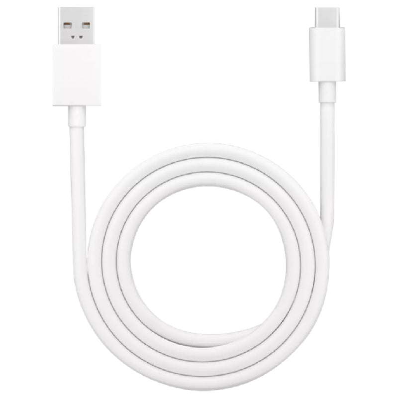 Oppo VOOC Fast Charging Cable, USB-A To Type-C, 8A, 1M, DL129 - White