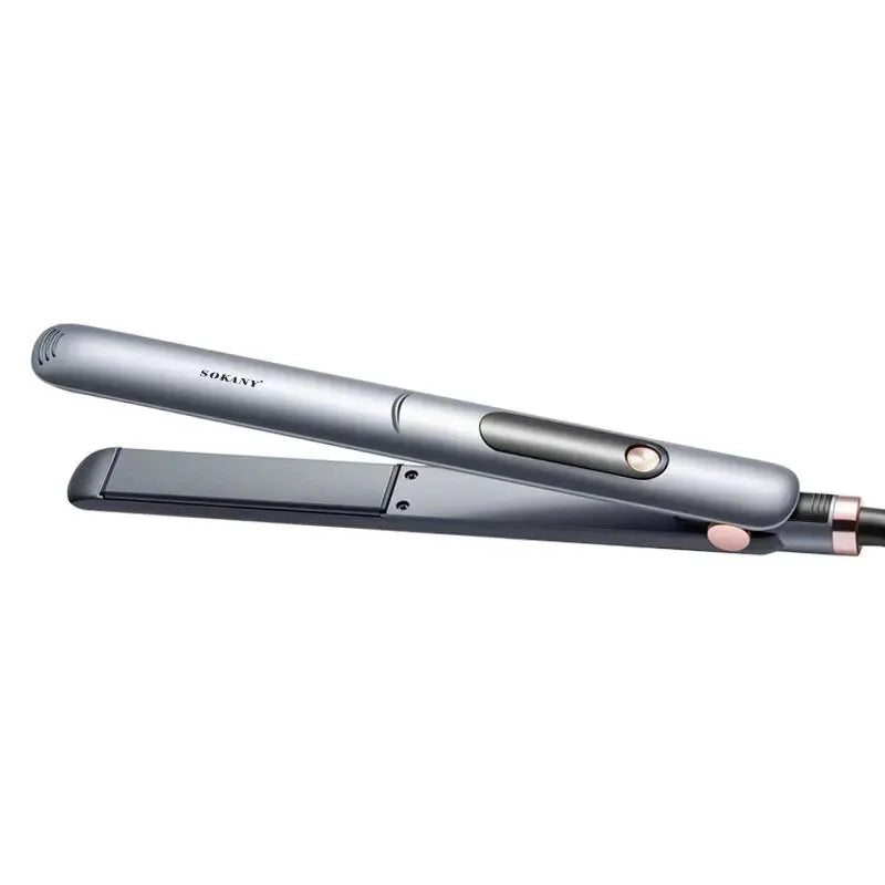 Sokany Hair Straightener With Advanced Copper Ceramic Technology, SK-1924 - Grey