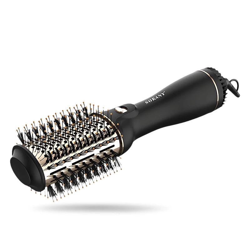 Sokany Hair Brush, 1200 Watt, SK-1914 - Black