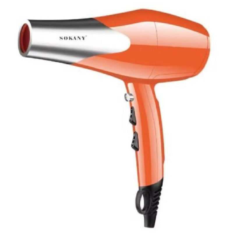 Sokany Hair Dryer 2000W, SK-14007 - Orange&Silver