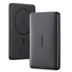 Baseus PicoGo Ultra-Slim Qi2 Magnetic Power Bank, 10000mAh - Black
