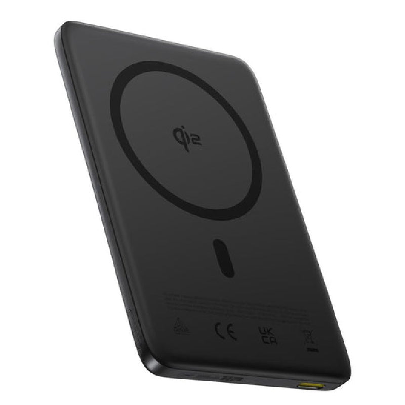 Baseus PicoGo Ultra-Slim Qi2 Magnetic Power Bank, 10000mAh - Black