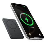 Baseus PicoGo Ultra-Slim Qi2 Magnetic Power Bank, 10000mAh - Black