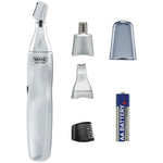 Wahl Wet and Dry Nose and Ear Hair Removal, 05545-2416 - Silver