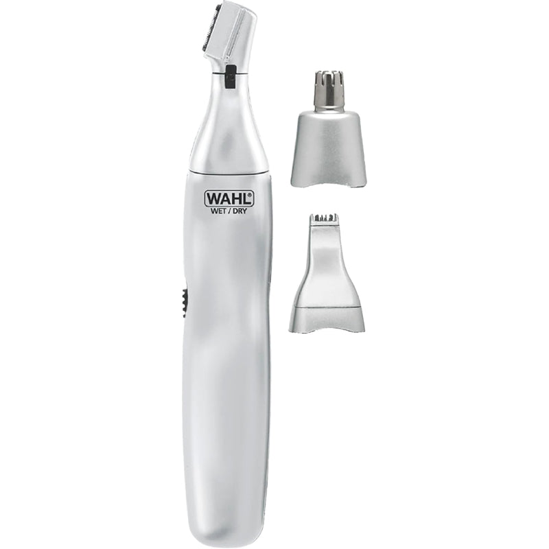 Wahl Wet and Dry Nose and Ear Hair Removal, 05545-2416 - Silver