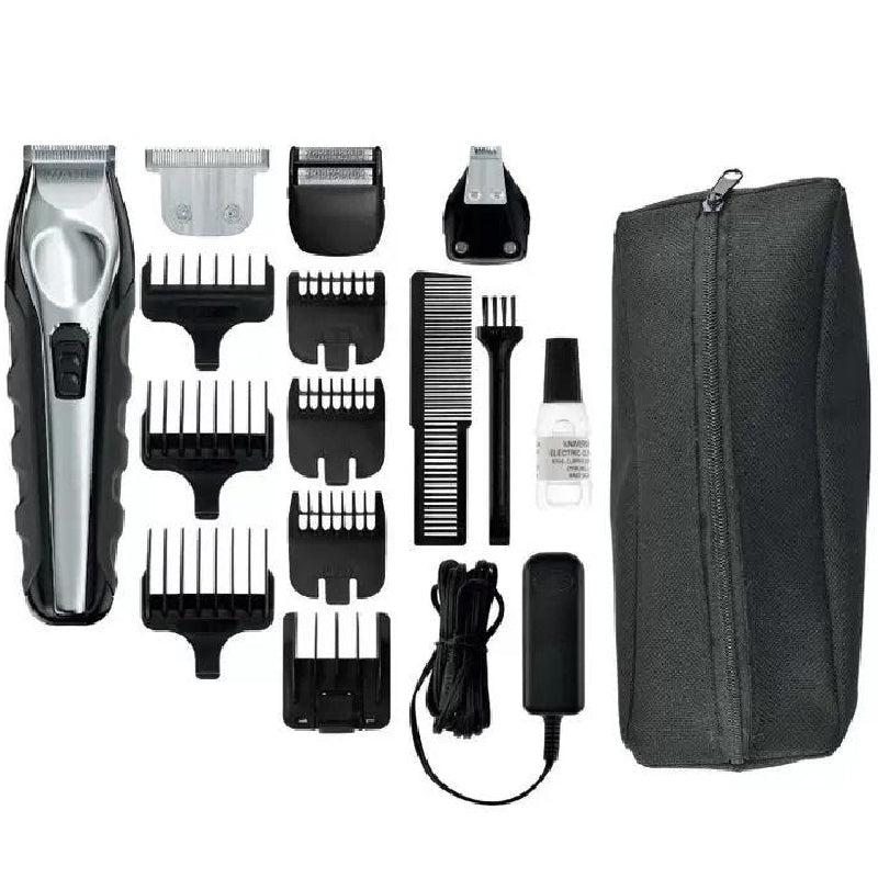 Wahl 10in1 Rechargeable Hair Shaver, 09888-1216 - Black&Silver