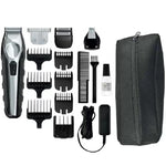 Wahl 10in1 Rechargeable Hair Shaver, 09888-1216 - Black&Silver