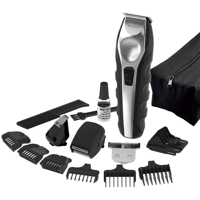 Wahl 10in1 Rechargeable Hair Shaver, 09888-1216 - Black&Silver
