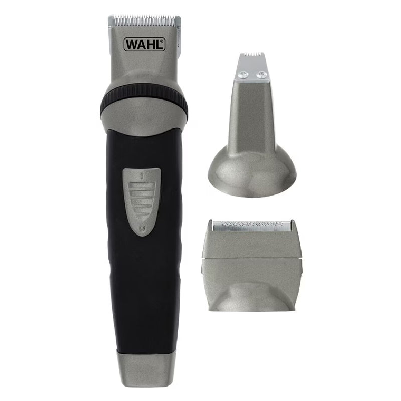 Wahl Trimmer Compact and Rechargeable with Skin-Safe Blades and Long Runtime, 09953-1016 - Black*Grey