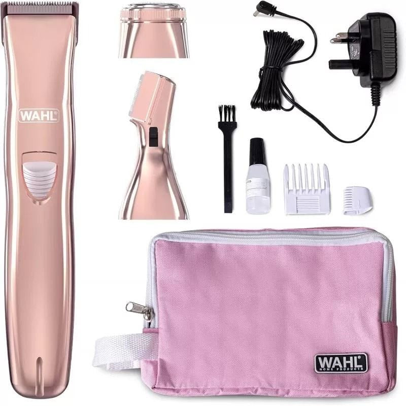 Wahl Pure Confidence 3-In-1 Face & Body Hair Remover, Rechargeable Cordless Rechargeable Groomer, 09865-4027 - Rose Gold