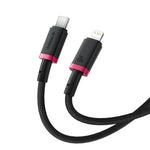 Baseus Dura Series Fast Charging Cable Type-C To Lightning, 20W, 1M - Red&Black