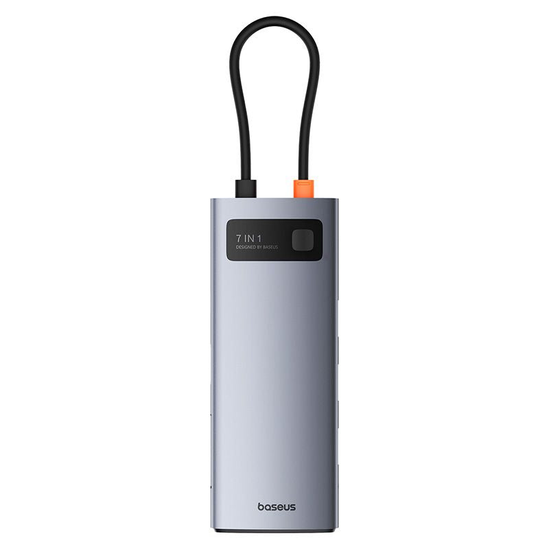 Baseus Metal Gleam Series 7-Port HUB - Space Grey 