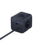 Baseus EnerFill FA11 Cube Power Strip, 3AC+1U+1C, 67W, 1.5m - Cosmic Black