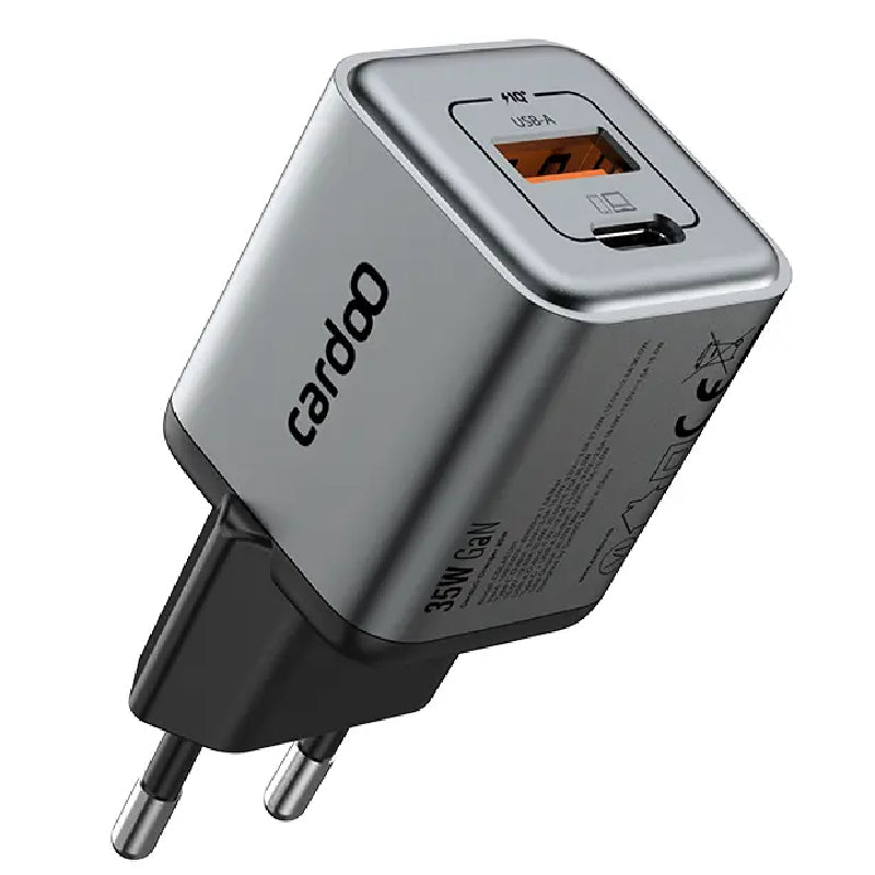 CardoO Charger USB&USB-C, 35W, CGLAEU01B - Black