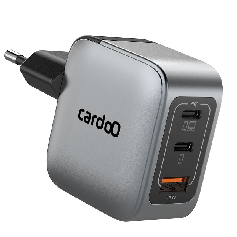 CardoO Charger USB&2USB-C, 65W, CGLAEU02B - Black