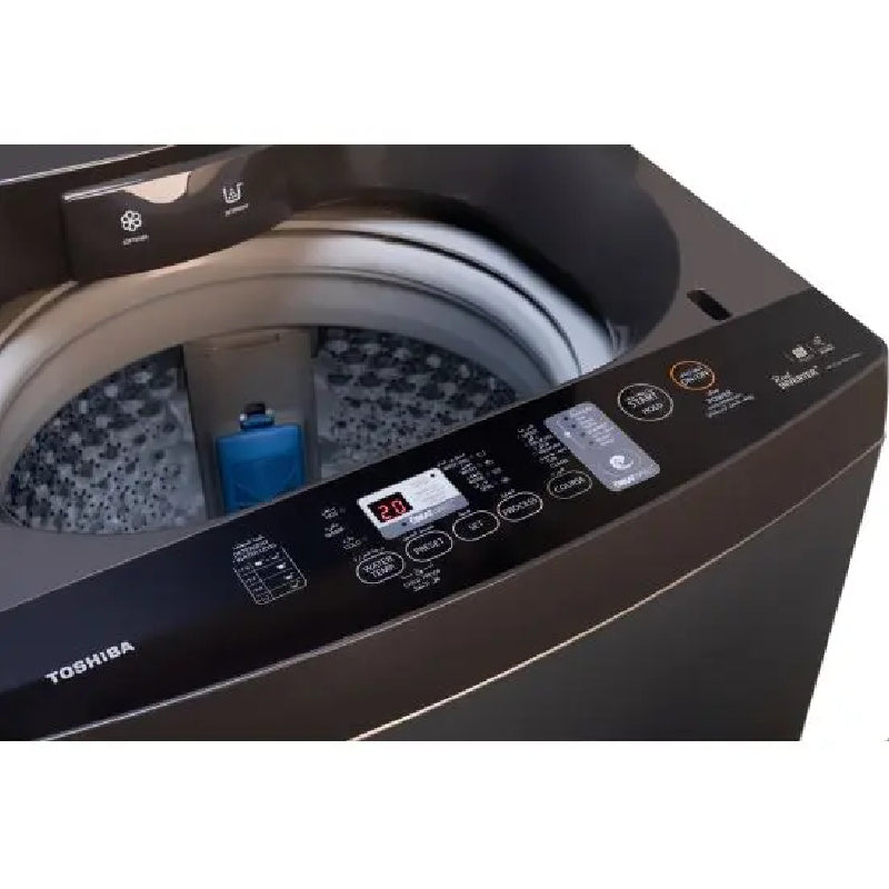 Toshiba Top Load Automatic Washing Machine With Inverter Technology, 13 kg, DK1300KUPEG - Silver