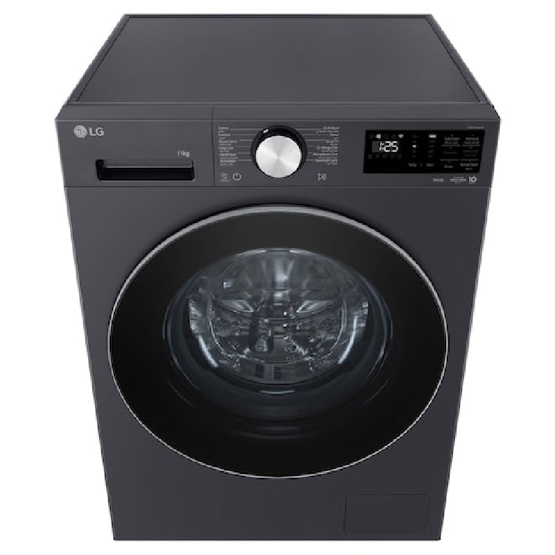 LG Fully Automatic Washing Machine, 11 kg, Wi-Fi, Direct Drive Motor, Inverter, AI Support, F4X5EYG24 - Gray