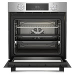 Ariston Digital Built-In Electric Oven, 60 cm, 72 Liter, AROE 6R253H XNA - Silver&Black