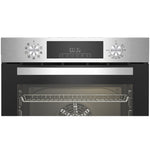 Ariston Digital Built-In Electric Oven, 60 cm, 72 Liter, AROE 6R253H XNA - Silver&Black