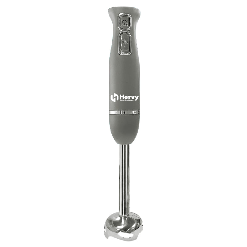 Hervy Hand Blender 450W, Variable Speed, Turbo, 600ml Whisking Cup, Stainless Steel Blade, HB-001 - Grey