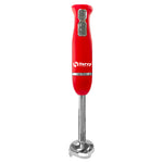 Hervy Hand Blender 450W, Variable Speed, Turbo, 600ml Whisking Cup, Stainless Steel Blade, HB-001 - Red