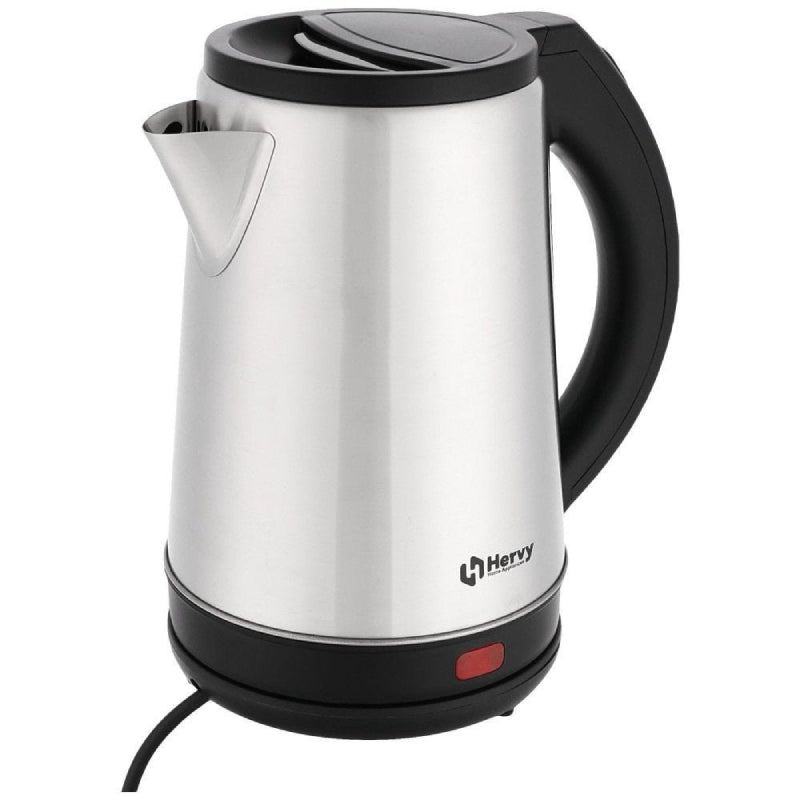 Hervy Marty Electric Kettle, 2 Liter, 2000 Watt, H-10064 - Stainless Steel 