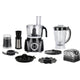 Hervy Multi-Act Food Processor 1000W 30 Functions 1.5 L Jug 1 L Chopper