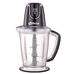 Hervy Chopper 2L, 700W, 6 Stainless Steel Blades, Cream Beater, C-001 - Black