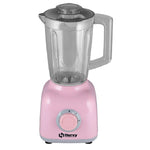 Herfy Maxi Blender 1.6L, 400W, 2 Speeds, Turbo, 2 Grinders - Pink