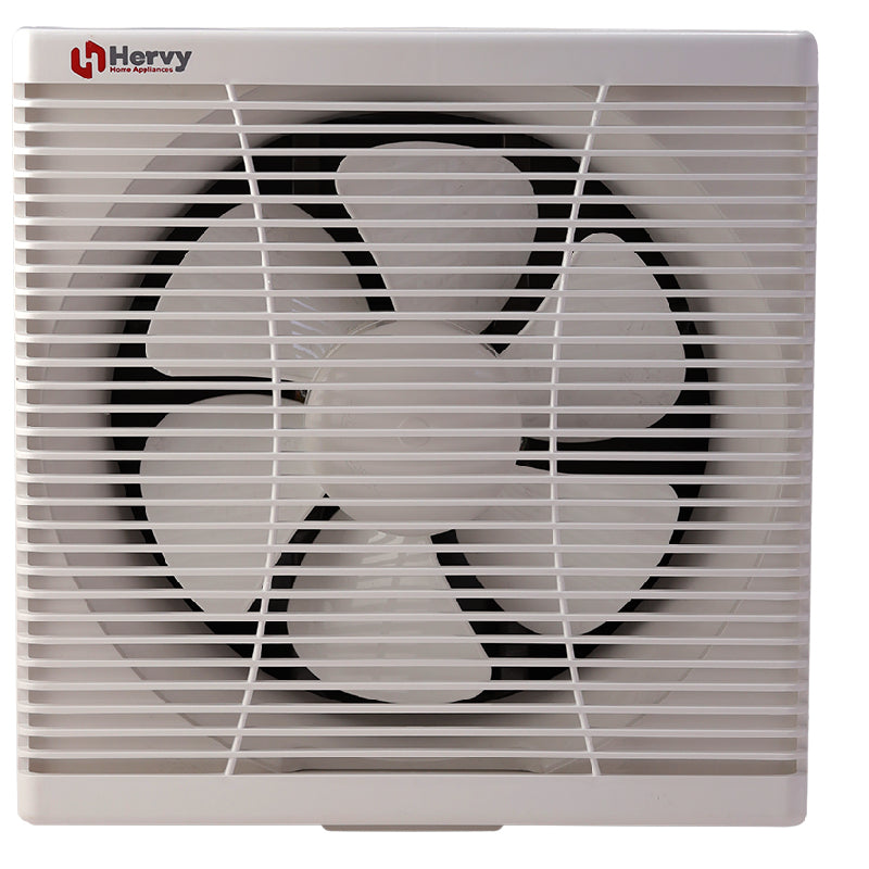 Hervy Vento 25 Ventilation Fan, 55W, 6 Blades, Metal Body, With Cover - White