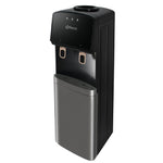 Hervy Water Dispenser 550W, Cold&Hot, Cabinet, Stainless Steel Compressor, WD-001 - Black