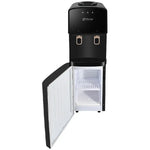 Hervy Water Dispenser 550W, Cold&Hot, Refrigerator, Stainless Steel Compressor, WD-002 - Black