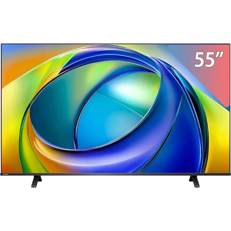 Toshiba Smart TV, 55-inch, 4K Ultra HD, LED, With built-in receiver, 55C350RP - Black