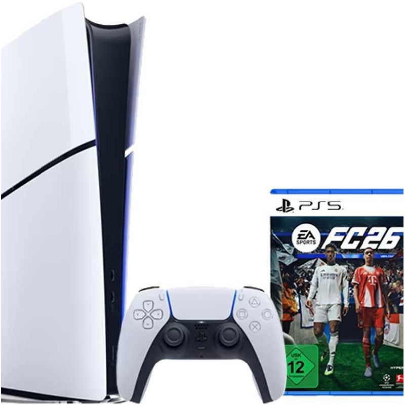 Sony PlayStation 5 Slim Console Digital Edition 825GB + FC 26