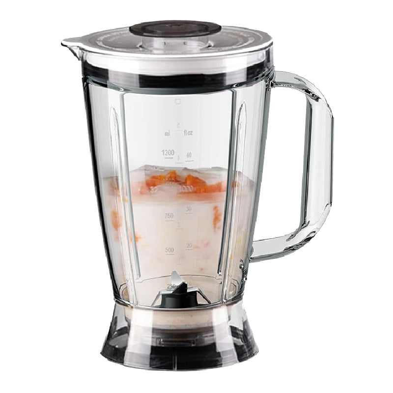 Braun 8In1 Food Processor, 8 Functions, 2.1 Liter, 750 Watt, FP0145WH - White&Black